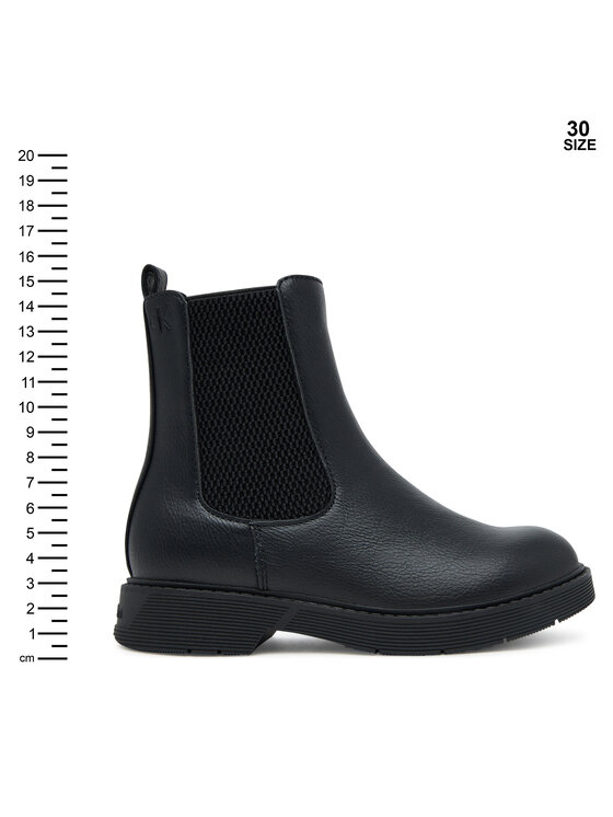 Calvin Klein Calvin Klein Bokacsizma Chelsea Boot V3X5-83184-1355 S Fekete