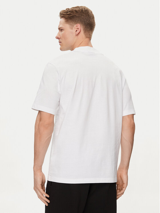 HUGO Hugo Tricou Nieros 50509991 Alb Regular Fit