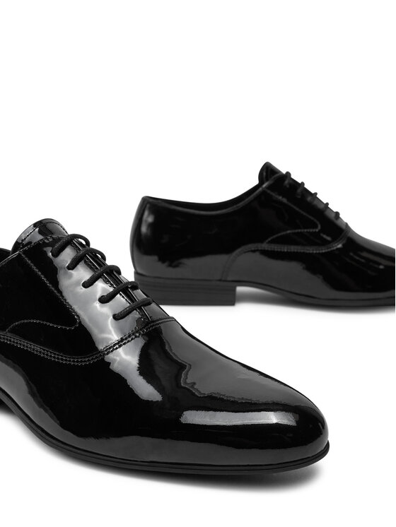 Calvin Klein Calvin Klein Cipele Oxford Pat HM0HM01600 Crna