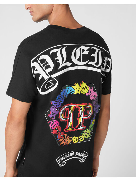 PHILIPP PLEIN PHILIPP PLEIN T-Shirt 22521 Czarny Regular Fit