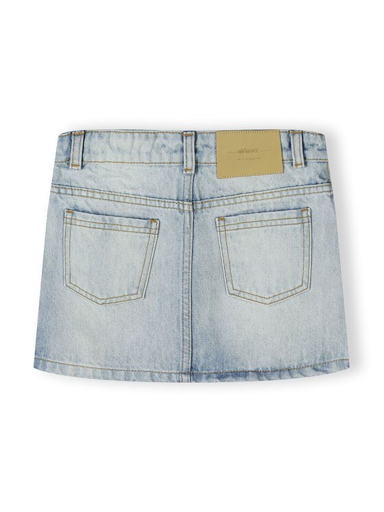 minoti minoti Spódnica jeansowa NOSGSKIRT151 Błękitny Regular Fit