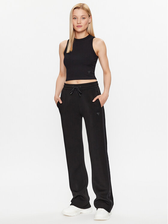 Guess Guess Τοπ Edie V3GP19 K8RT2 Μαύρο Slim Fit