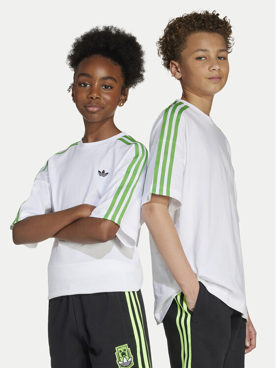 adidas adidas Póló Minecraft JW7750 Fehér Loose Fit