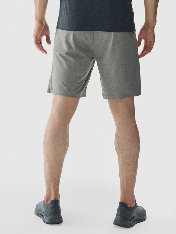 4F 4F Pantaloncini sportivi 4FWAW24TFSHM697-25M Grigio Regular Fit