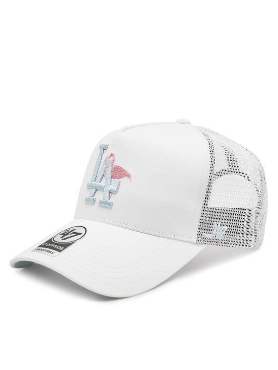 Șapcă 47 Brand Mlb Los Angeles Dodgers Icon Mesh '47 Offside Dt B-ICNDT12CTP-WH Alb