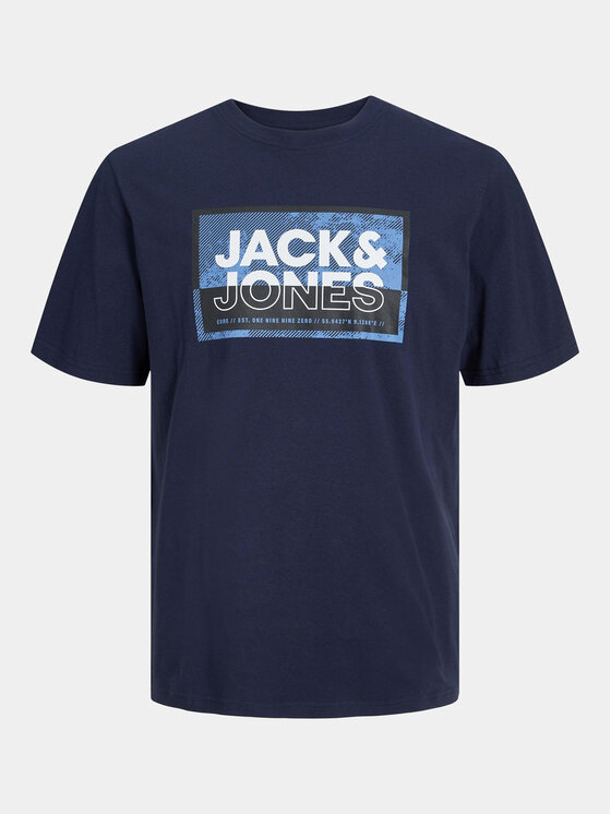 Jack&Jones Jack&Jones Majica Logan 12253442 Mornarsko modra Standard Fit