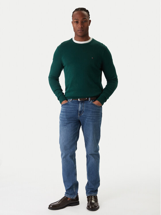 Tommy Hilfiger Tommy Hilfiger Maglione Essential Ssnl MW0MW39999 Verde Regular Fit