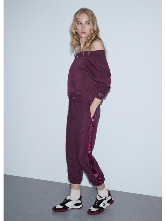 Liu Jo Liu Jo Pantaloni di tessuto TF6267T700A91718 Viola Regular Fit