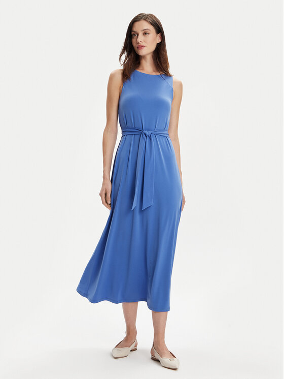 Marella Marella Koktejlové šaty Eracle 2413621054 Modrá Regular Fit