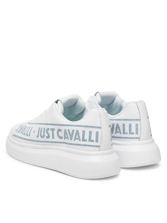 Just Cavalli Just Cavalli Sneakersy 78QA3SBC ZPA95 Bílá