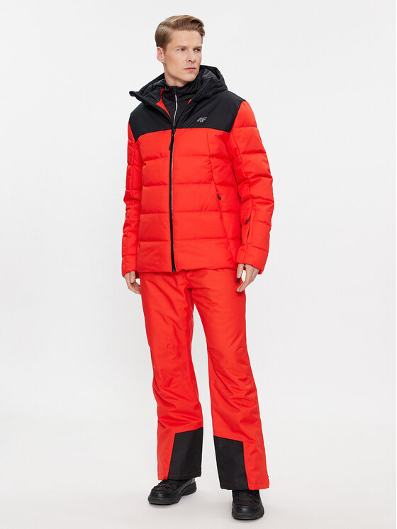 4F 4F Скиорско яке 4FAW23TTJAM307 Червен Regular Fit