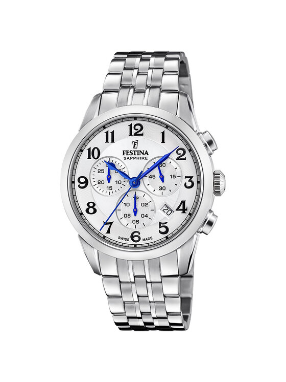 Festina Festina Hodinky F20040-1 Strieborná