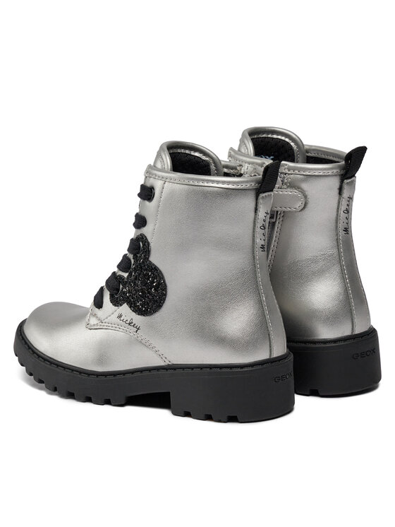 Geox Geox Scarponcini Jr Casey J3620G 000NF C1009 M Argento