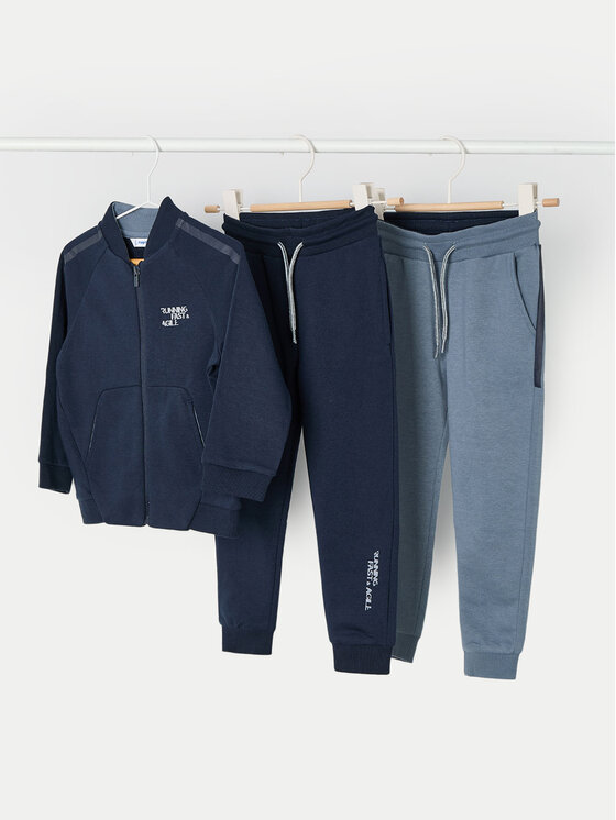 Mayoral Completo 2 pantaloni da tuta e felpa 4884 Blu scuro Regular Fit, taglia : 5Y
