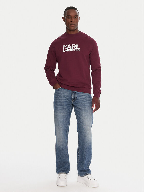 KARL LAGERFELD KARL LAGERFELD Mikina 705091 554917 Bordová Regular Fit