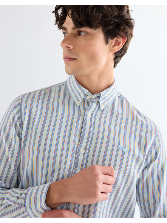 Wrangler Wrangler Koszula OXFORD SHIRT Biały Regular Fit