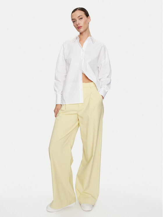 ViCOLO ViCOLO Koszula RB0068 Biały Relaxed Fit