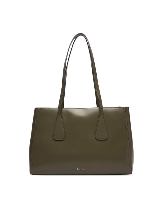 Calvin Klein Calvin Klein Дамска чанта Ck Medium Work Tote LV04F3442G Зелен