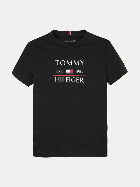 Tommy Hilfiger Tommy Hilfiger Футболка KB0KB09538 D Чорний Regular Fit