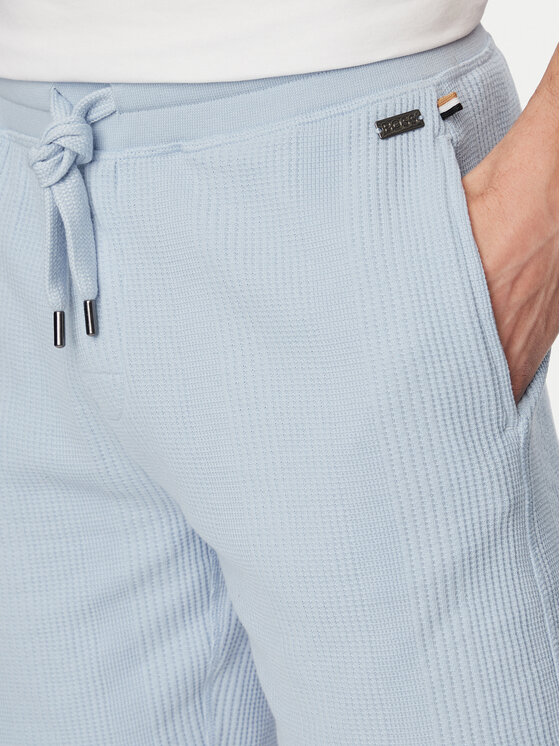 BOSS BOSS Спортивні шорти Structure 50540581 Світло-синій Regular Fit