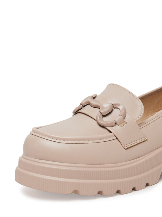 DeeZee DeeZee Loafersy DFY-18 Beżowy