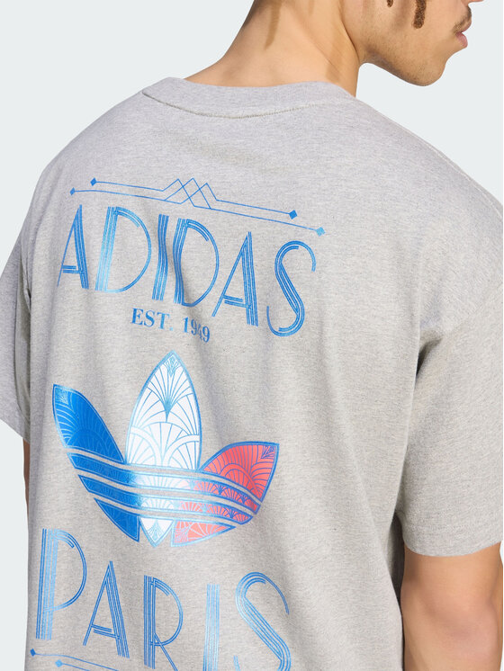 adidas adidas T-Shirt 164212 Szary jasny Oversize