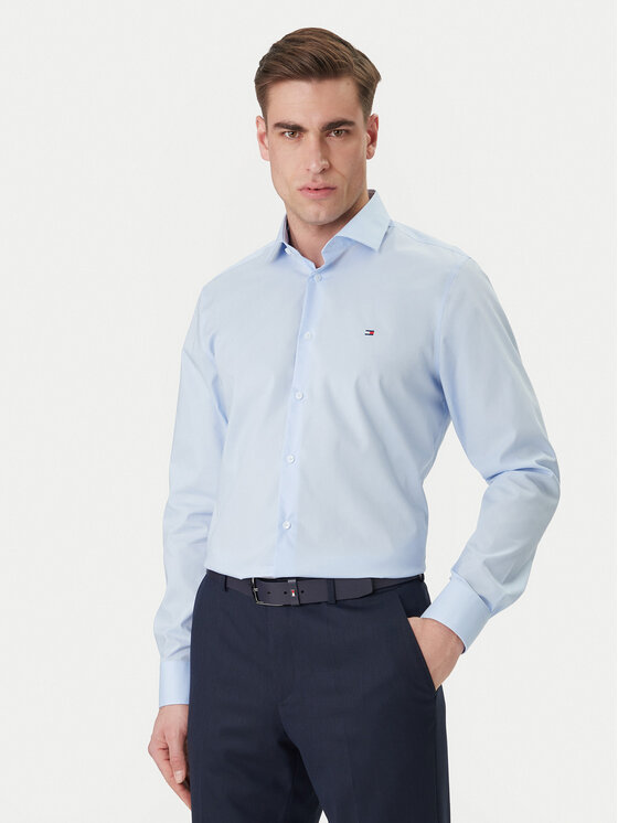 Tommy Hilfiger Tommy Hilfiger Košulja MW0MW43122 Svijetloplava Slim Fit