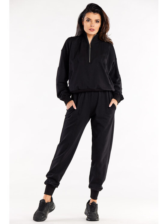 Infinite You Infinite You Dámské kalhoty M317 Černá Basic Fit
