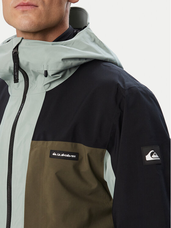Quiksilver Quiksilver Lumelauajope Forever Stretch Gore-Tex Jk EQYTJ03549 Roheline Regular Fit