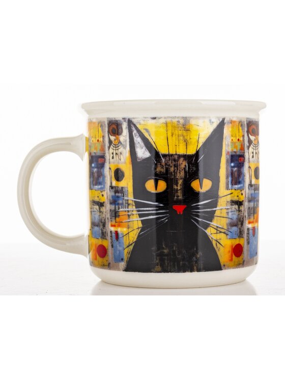 MIAhome MIAhome Kubek porcelanowy w pudełku 400 ml GAGATEK Biały