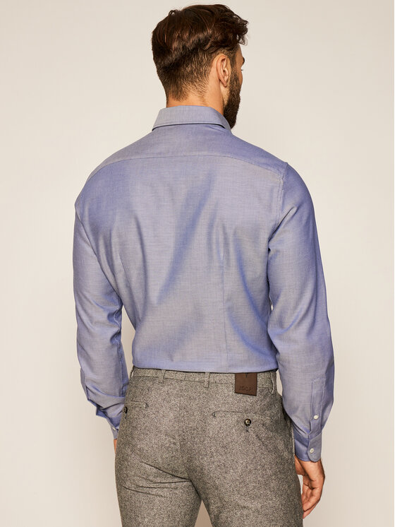 Camicia Oxford TT0TT07602 Blu scuro Slim Fit