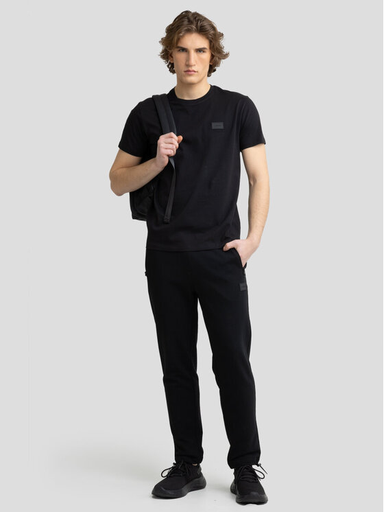 BIG STAR BIG STAR Spodnie dresowe ARTISP_906_350 Czarny Basic Fit