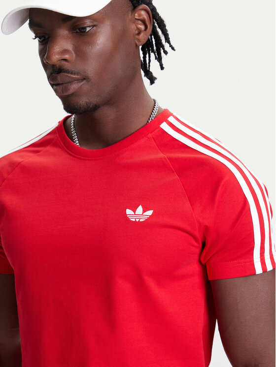 adidas adidas T-shirt adicolor Trefoil JX1545 Crvena Slim Fit