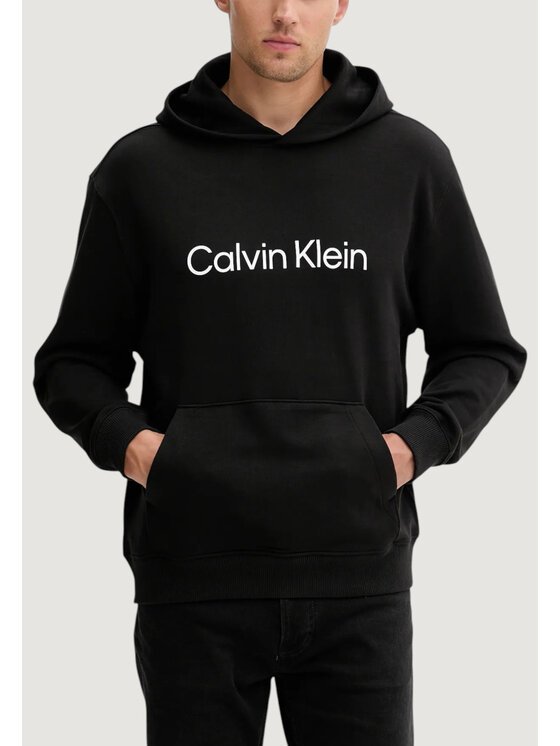 Calvin Klein Calvin Klein Felpa LS EU STANDARD LOGO Nero Standard Fit