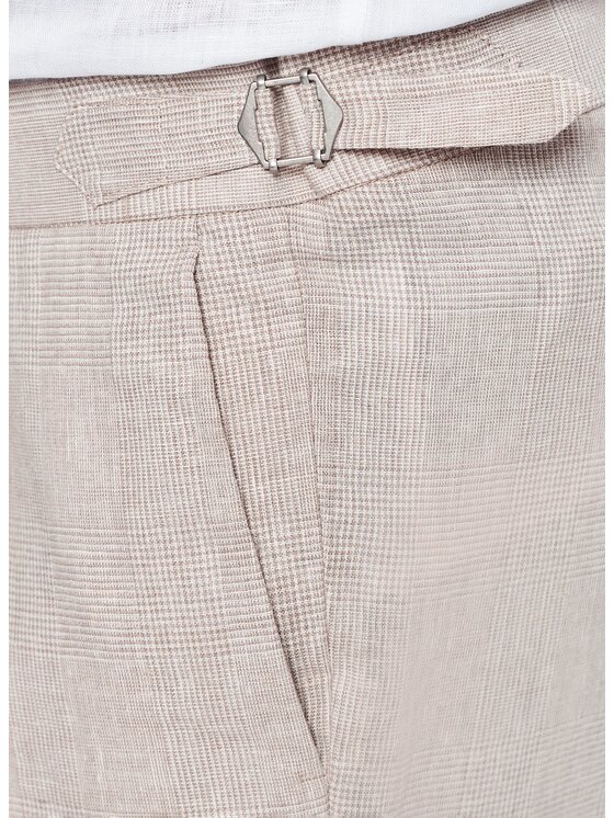 Pako Lorente Pako Lorente Spodnie materiałowe P26SF-WX-004 Beżowy Regular Fit