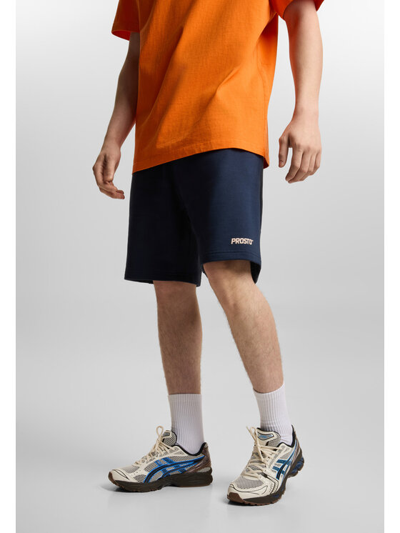 PROSTO. PROSTO. Szorty sportowe Infinity Granatowy Regular Fit