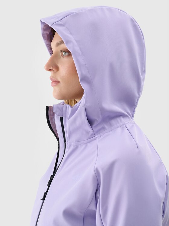 4F 4F Kurtka softshell 4FWSS24TSOFF216-52S Różowy Regular Fit