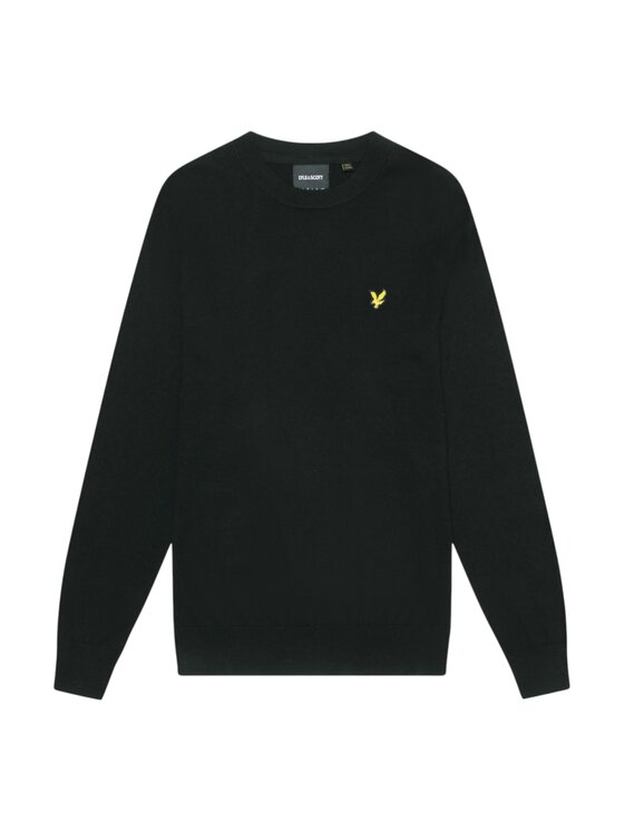 Lyle & Scott Lyle & Scott Sweter MAGLIONE Czarny Regular Fit