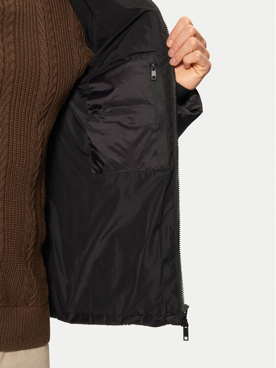 Lindbergh Lindbergh Télikabát 30-303051 Fekete Relaxed Fit