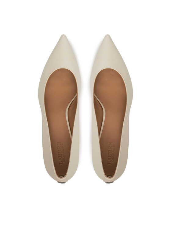 LAUREN RALPH LAUREN LAUREN RALPH LAUREN Pantofi cu toc subțire Lanette 802972024002 Alb
