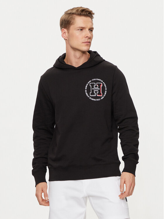Tommy Hilfiger Tommy Hilfiger Μπλούζα MW0MW34383 Μαύρο Regular Fit