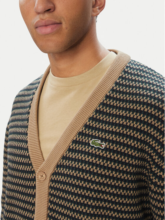 Lacoste Lacoste Strickjacke AH8567 Braun Relaxed Fit