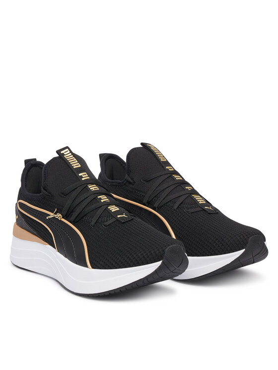 Puma Puma Sneakersy Softride Sabrina Polished Chrome Wns 313719 01 Czarny