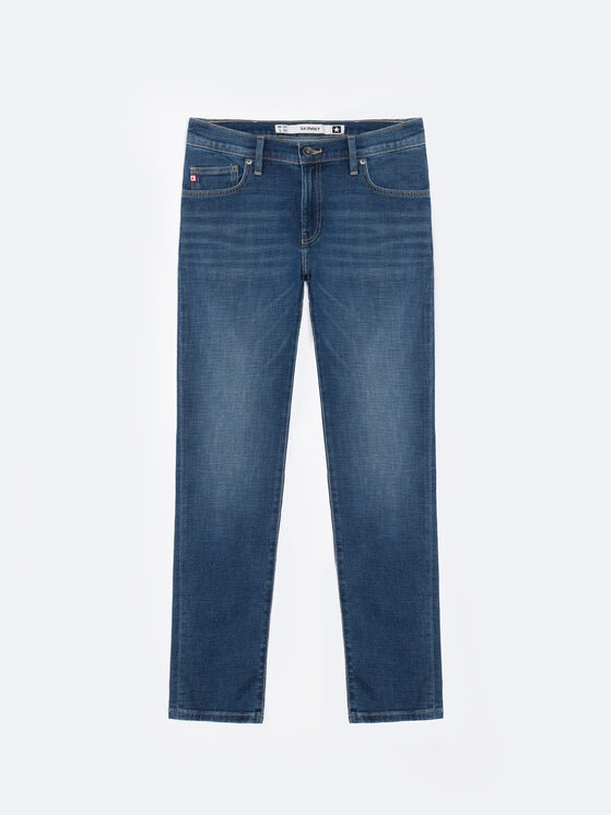 BIG STAR BIG STAR Jeansy JEFFRAY Niebieski Skinny Fit