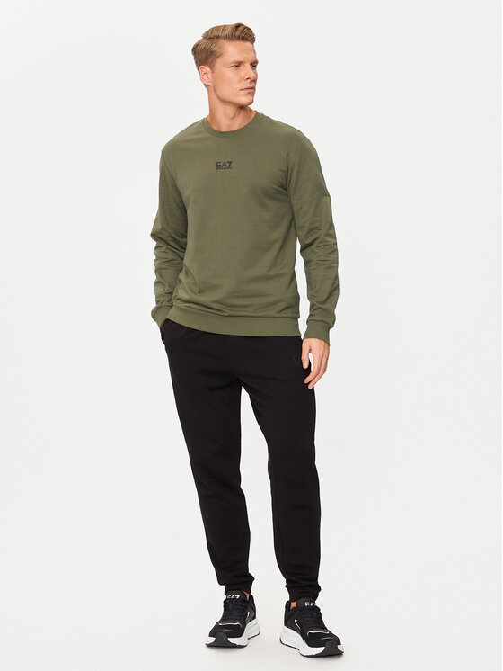 EA7 Emporio Armani EA7 Emporio Armani Felpa 8NPM30 PJVRZ 1846 Verde Regular Fit