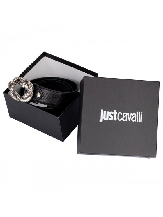Just Cavalli Just Cavalli Pánský pásek 79QA6F40.ZP295 Černá