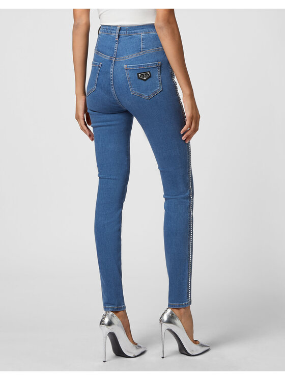 PHILIPP PLEIN PHILIPP PLEIN Jeansy 4681 Niebieski Slim Fit
