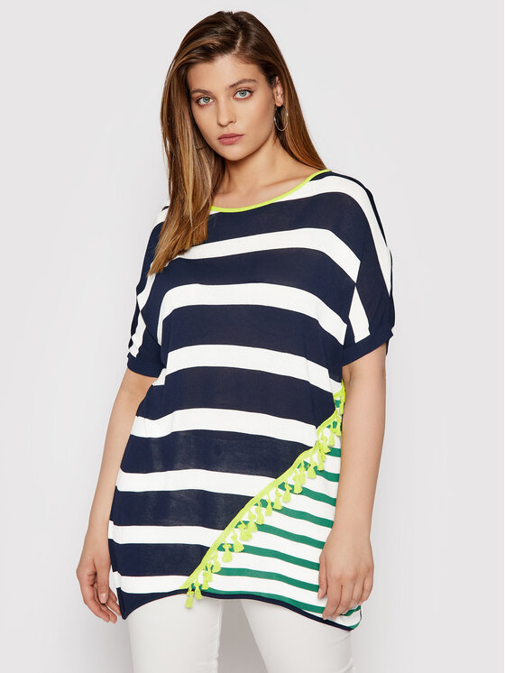 Persona by Marina Rinaldi Bluza 1362059 Mornarsko modra Regular Fit