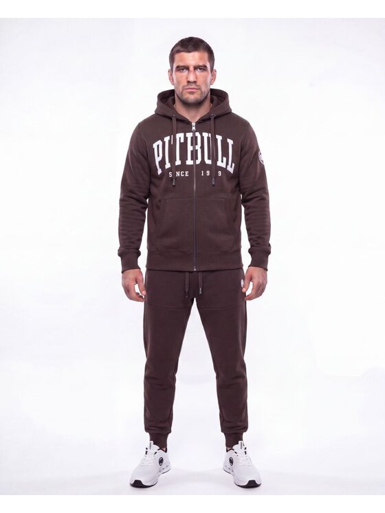 PITBULL PITBULL Bluza NORTON Brązowy Regular Fit
