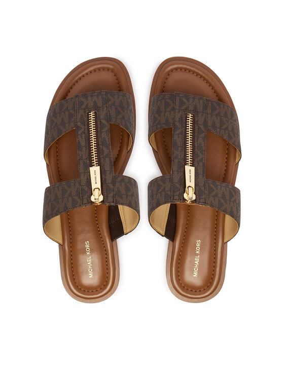 MICHAEL Michael Kors MICHAEL Michael Kors Ciabatte Berkley Flat 40S6BRFS1B Marrone